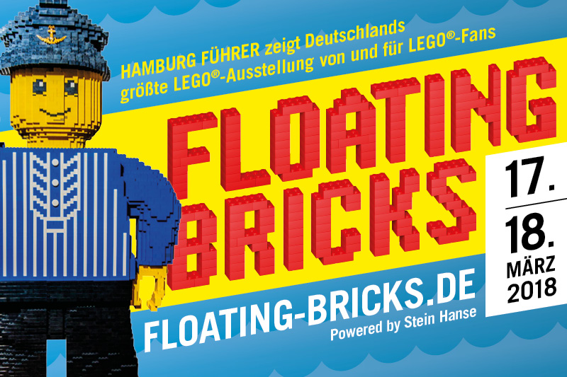 Werbebanner Floating Bricks