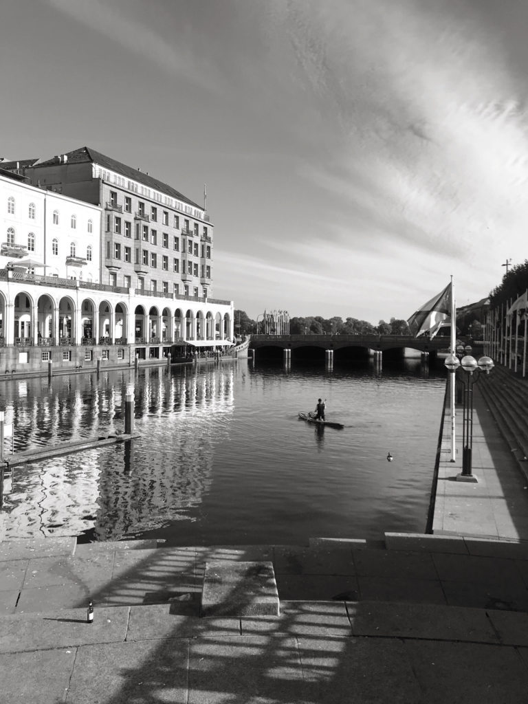 Panorama Alster am Rathaus