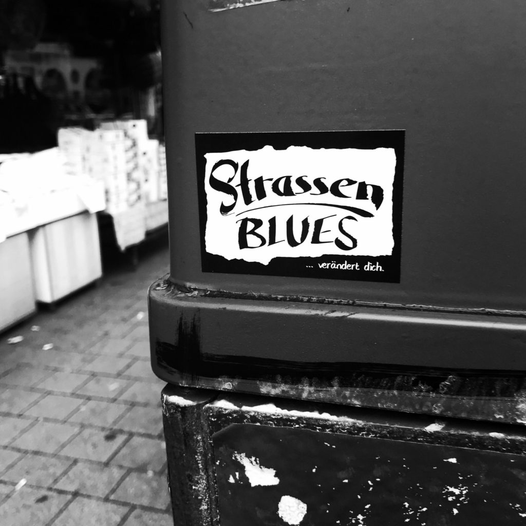 Aufkleber Straßenblues