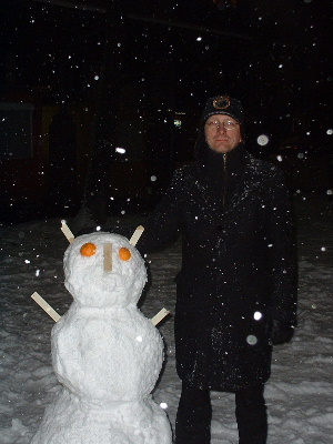 Buddenbohm mit Schneemann