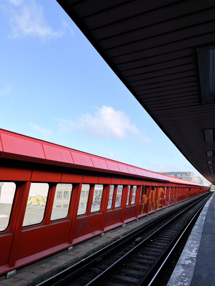 Die S-Bahnstation Hammerbrook