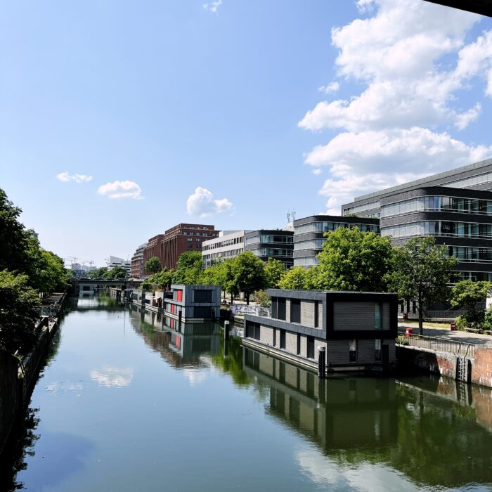 Hausboote in Hammerbrook