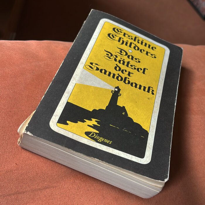 Ein angestoßenes Taschenbuch: Erskine childers, Das Rätsel der Sandbank