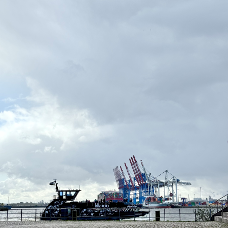 Kräne im Hamburger Hafen