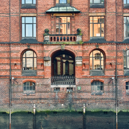 Fassade in der Speicherstadt