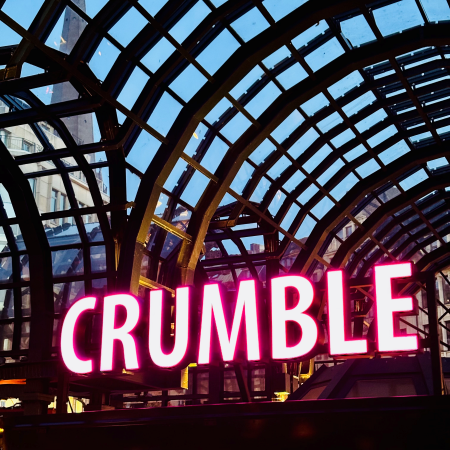 Neonschrift: Crumble