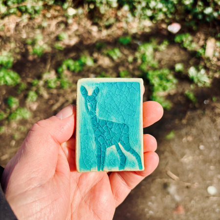 Eine Fliese vom HamburgPotter