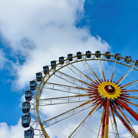 Das Riesenrad auf dem Hambuger Dom