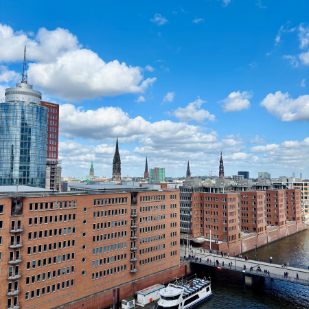 Panoramablick von der Elphi