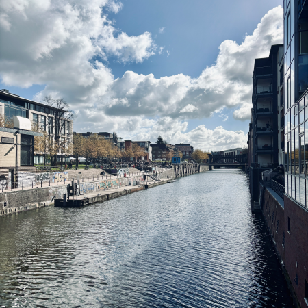 Der Osterbekkanal in Barmbek