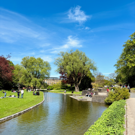 Parkgewässer in Planten un Blomen
