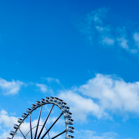 Das Riesenrad auf dem Hamburger Dom
