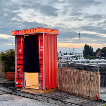Ein Fotoautomat an den Landungsbrücken