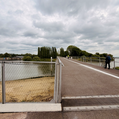 Die neue Entenwerderbrücke