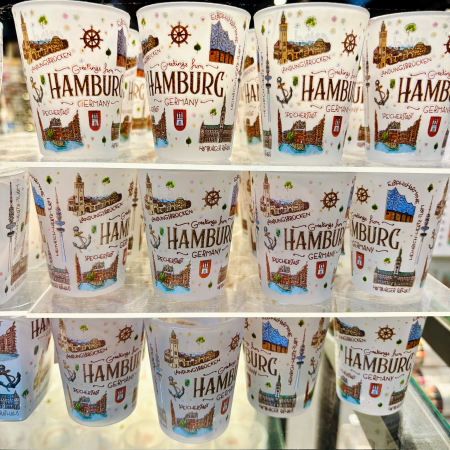 Hamburger Souvenir-Gläser
