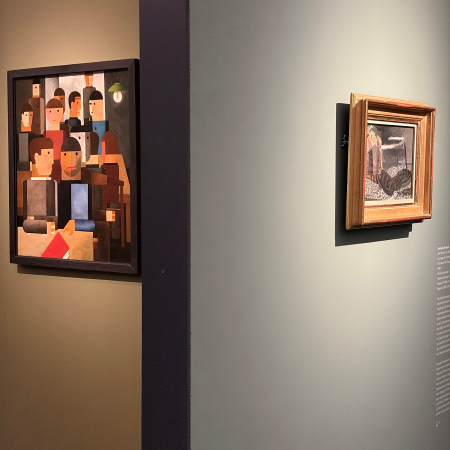 Bilder aus der Ausstellung zu jüdischen Kunstsammler:innen in Deutschland