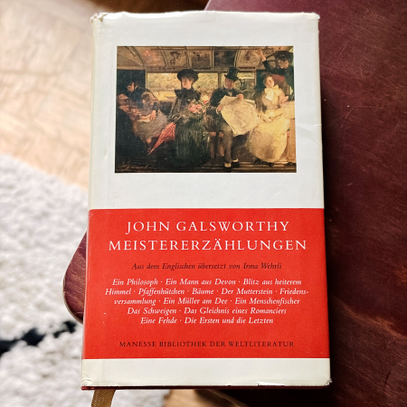 Der Manesse-Band mit den Galsworthy-Erzählungen